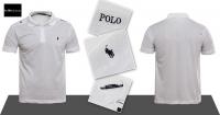polo paris ralph lauren hommes tee shirt detail cotton f5 white